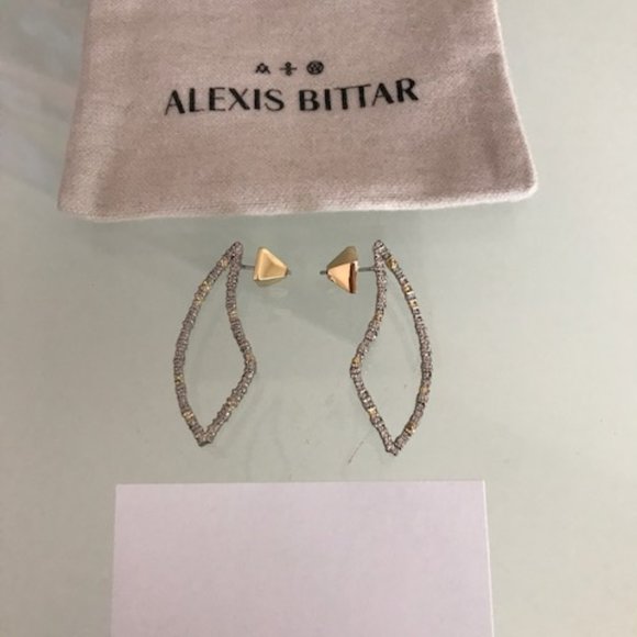 ALEXIS BITTAR Encrusted Abstract Thorn Earrings - Picture 2 of 8